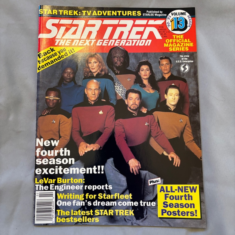 3/$20 Star Trek: The Next Generation Magazine